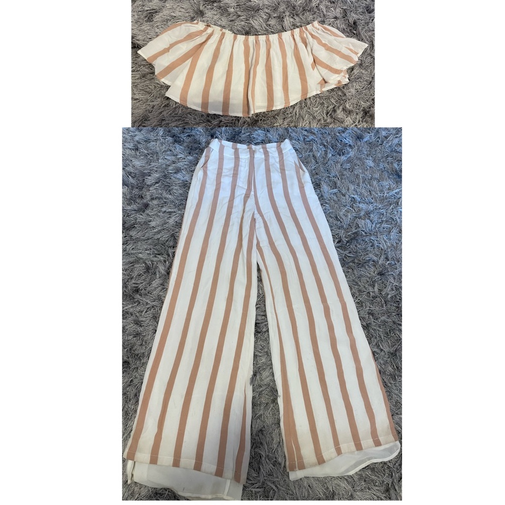 House of Harlow x Revolve, women’s striped set